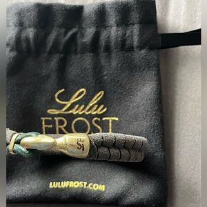 Lulu Frost suede braided bracelet